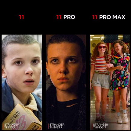 Netflix came up with a very creative idea after Iphone 11-Pro's launch