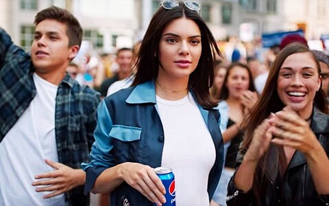 Pepsi's biggest failed marketing campaign of 2017 of tv star Kendall Jenner.