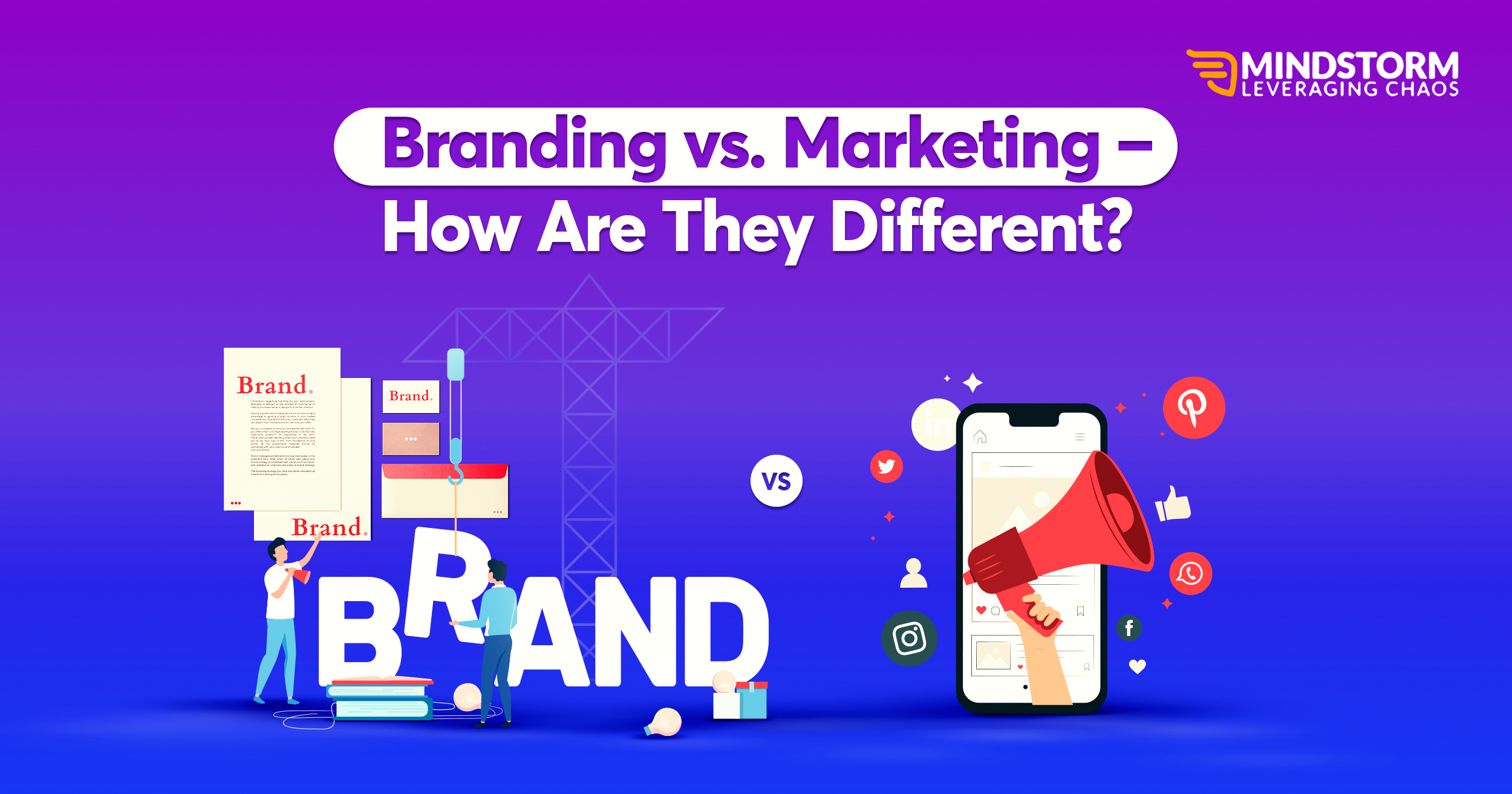 Branding vs. Marketing – how are they different?