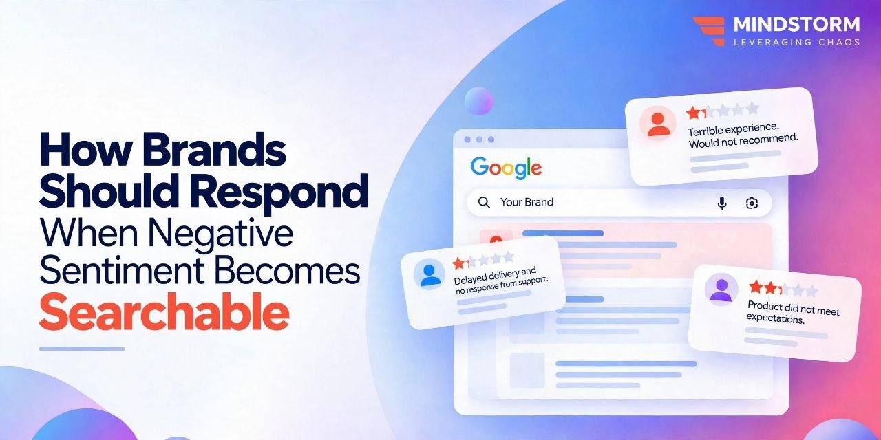How Brands Should Respond When Negative Sentiment Becomes Searchable